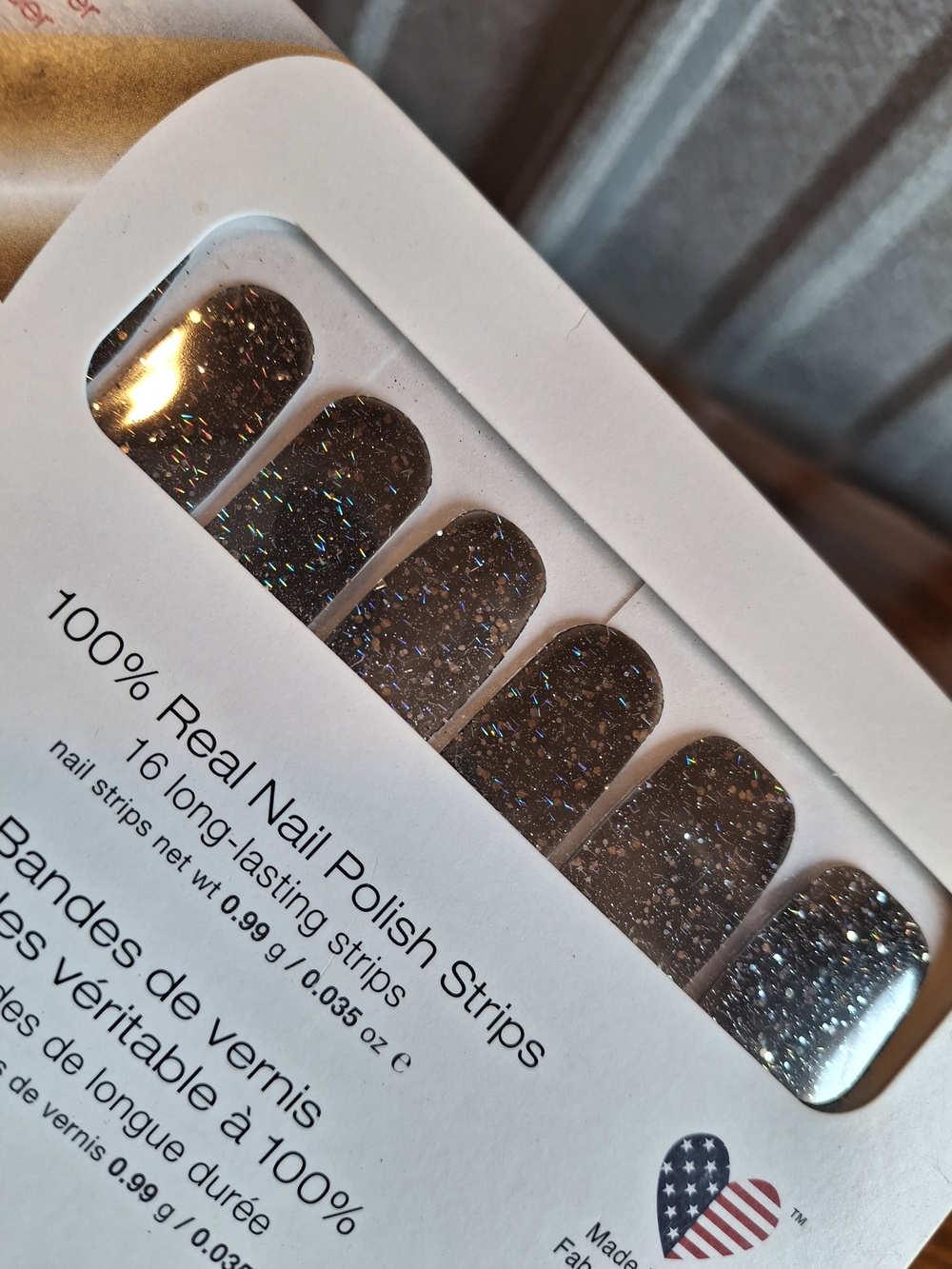 "Interstellar Dust" Color Street Glitter Dry Nail Polish Strips